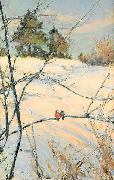 Karl Nordstrom, Winter Scene from Skansen